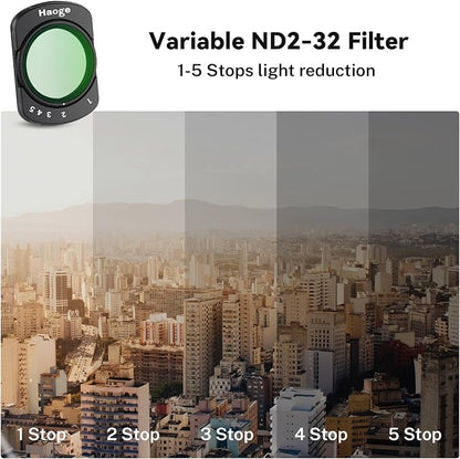 Haoge Magnetic Filters Set for DJI Osmo Pocket 3, Includes CPL, 1/4 Black - Image 7