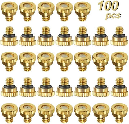 KUWAN 0.016" Orifice Thread UNC 10/24 Brass Misting Nozzles Low Pressure by KUWAN