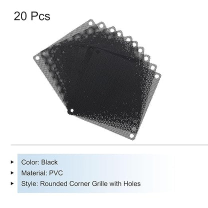 MECCANIXITY 20PCS PC Dust Filter, 90mmx90mm PVC Computer Case Cooler Dustproof - Image 3