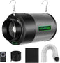 MELONFARM Dual-Fan Air Filter 6 Inch Dual-fan power boosts air circulation by MELONFARM