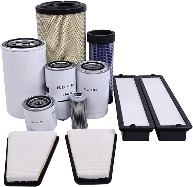 Filter Kit Compatible for CASE Tractor FARMALL 85C 120C 120U 90C 100C 95C 105C by YQABLE