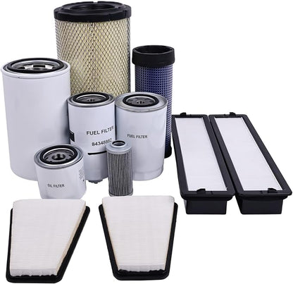 Filter Kit Compatible for CASE Tractor FARMALL 85C 120C 120U 90C 100C 95C 105C by YQABLE