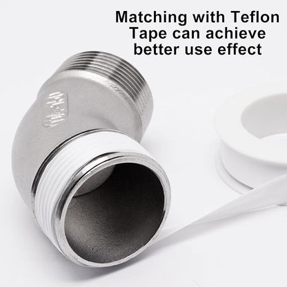 45 Degree Elbow 1PCS, 1-1/4" NPT Male X 1-1/4" NPT Male 304 Stainless Steel - Image 5