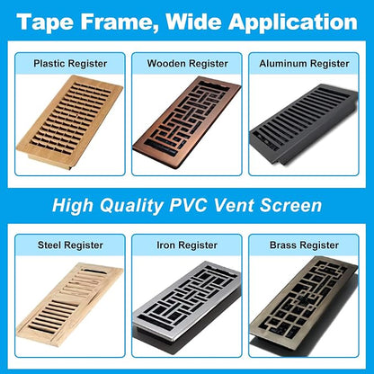 4 Packs Floor Register Vent Cover, Stone & More - Image 2