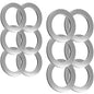 Oil Drain Plug Washer Gasket Seal by AUTOMAJOR