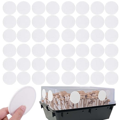 48 Pcs 2.5" Monotub Adhesive Filter Disks-2MM Thick Monotub Filter by Nkiy+Quen