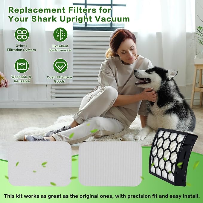 VIEWALL Filters Replacement for Shark Pet ZU102 ZU100 Pet Pro ZU60 ZU62 Swivel - Image 3