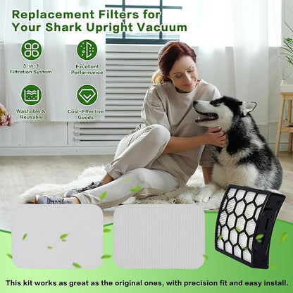 VIEWALL Filters Replacement for Shark Pet ZU102 ZU100 Pet Pro ZU60 ZU62 Swivel - Image 3