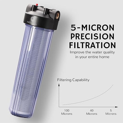 Airthereal Whole House Water Filter Housing, Sediment Filters - Image 9
