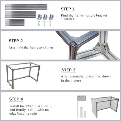 FFU HEPA H14 Filter Laminar Flow Hood Clean Bench Bracket, Use - Image 6