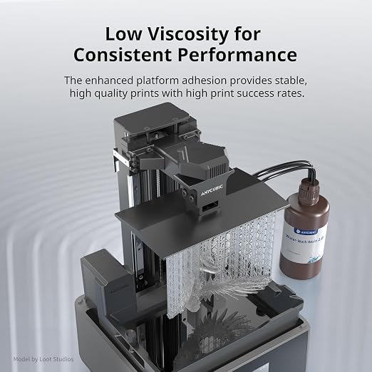ANYCUBIC Water Washable 3D Printer Resin, 405nm High Precision UV-Curing 3D - Image 7
