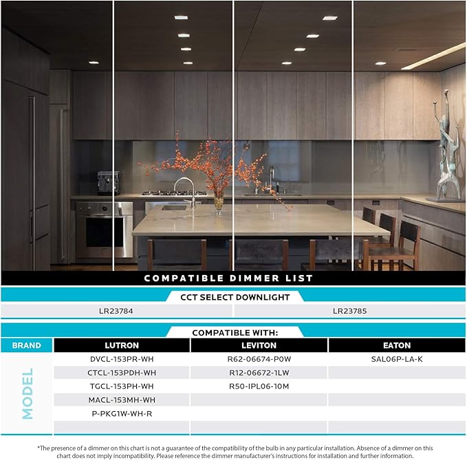 LUXRITE 4 Inch Square Recessed LED Can Lights, CCT Color Temperature Selectable 2700K | 3000K | 3500K | 4000K | 5000K, Dimmable Recessed Lights, 750 Lumens, CRI 90, Energy Star, Wet Rated (6 Pack)