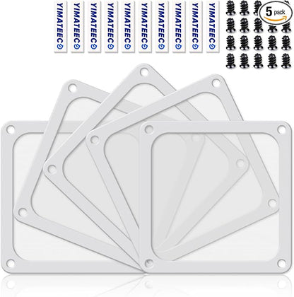Dust Filter PC 140mm for Computer Cooler/PSU/Routers Nylon 80 Mesh, Magnetic by YIMATEECO