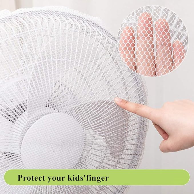 2 Pack-18" Fan Safety Protection Cover, Kid Children Finger Protect Fan Net - Image 3