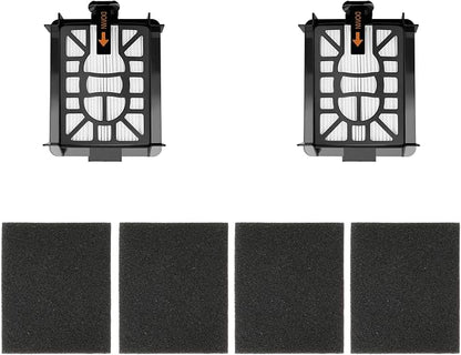 2 Pack Base Post-Motor HEPA Filters Replacement Parts Kit by PAYUDAL