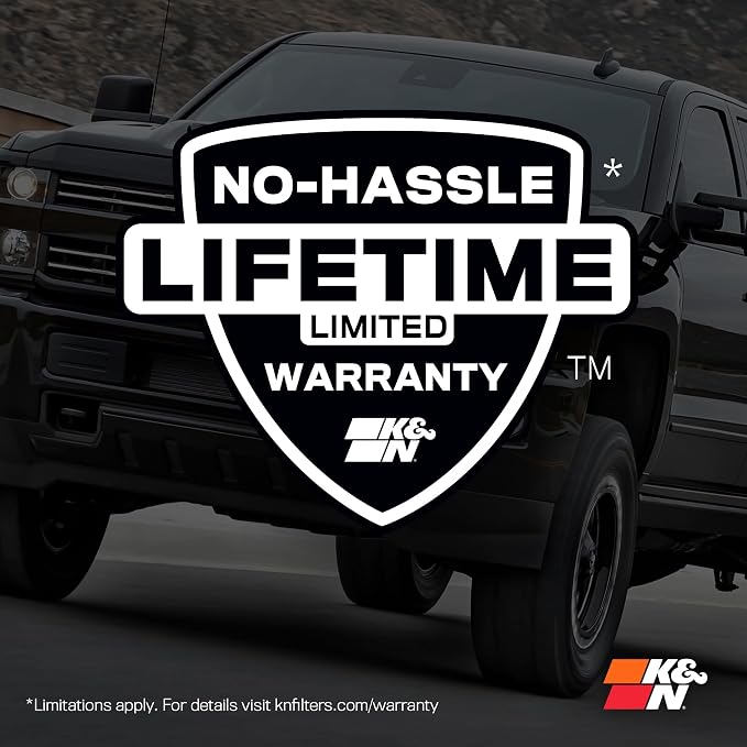 K&N High-Flow Original Lifetime Engine Air Filter:Increase Performance - Image 7