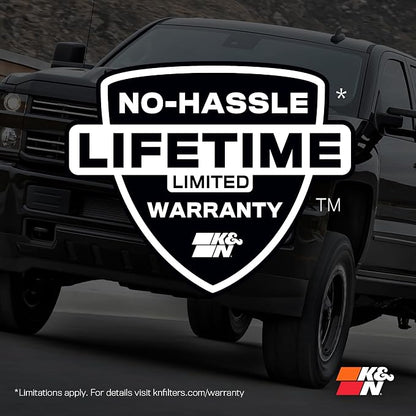 K&N High-Flow Original Lifetime Engine Air Filter:Increase Performance - Image 7