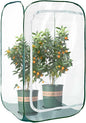 Plant Mini Greenhouse Pop up Frost Protection Enclosure PVC Clear Plant Covers by Hkvoxim