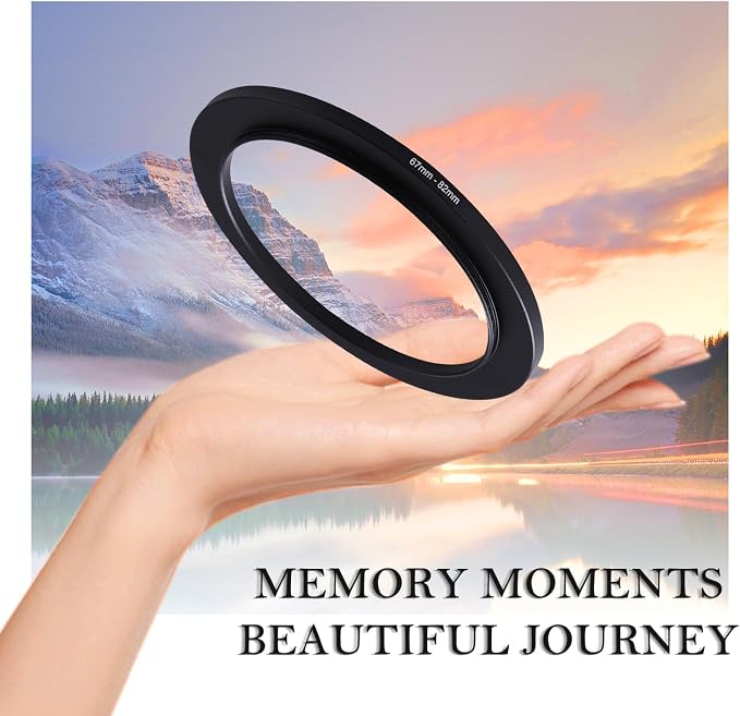 67-82mm Step-Up Ring Adapter, 67mm to 82mm Step Up Filter Ring - Image 2