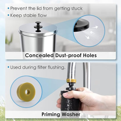 Waterdrop Gravity-fed Water Filter System, NSF/ANSI 42&372 Standard, - Image 7