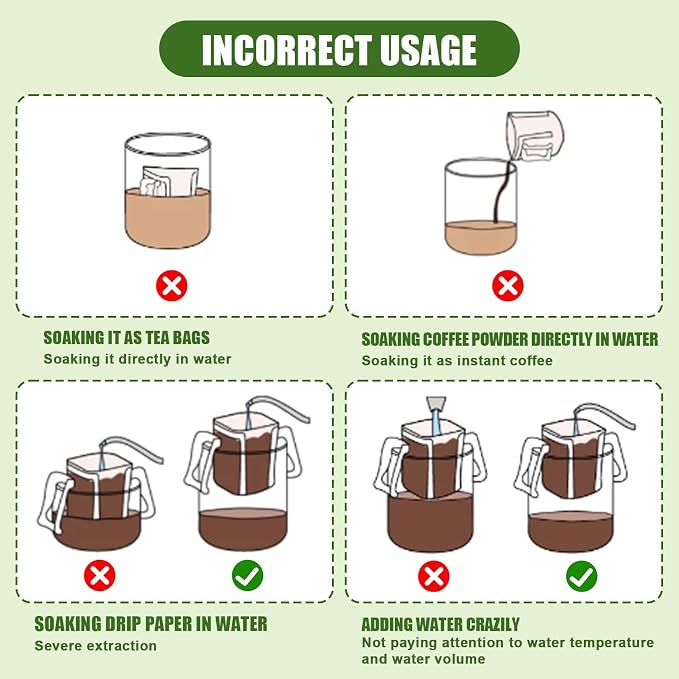 CARGEN 50Pcs Portable Coffee Filter Paper Bag - Image 7