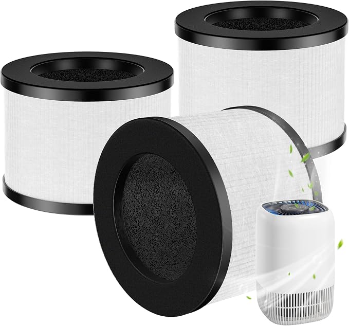 3 Pack DH-JH12 Replacement Filter Compatible by LINNIW
