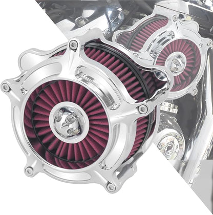 HDBUBALUS Motorcycle CNC Spike Air Cleaner Air Filter Intake System Filter by HDBUBALUS