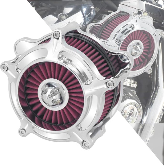 HDBUBALUS Motorcycle CNC Spike Air Cleaner Air Filter Intake System Filter by HDBUBALUS