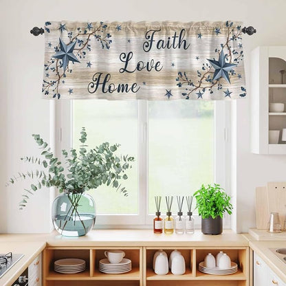 Vintage Country Kitchen Curtains Set 3 Piece - Image 6