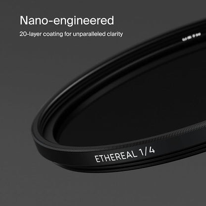Urth 82mm Ethereal Black Mist ¼ Diffusion Lens Filter - Image 4