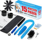 BLuesea Dryer Vent Cleaner Kit, 15-Piece Ultimate Dryer Cleaning Kit Include 50 by Bluesea
