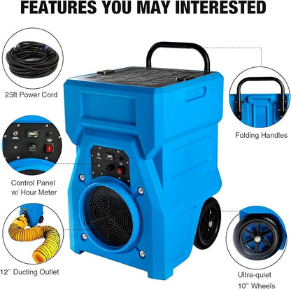 MOUNTO 1000cfm Portable Industrial Air Purifier Negative Air Scrubber - Image 6