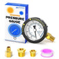 MEANLIN MEASURE 0~60Psi Stainless Steel Start and Clean Filter Pressure Gauge by MEANLINMEASURE