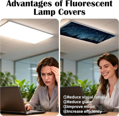 4 Pcs Fluorescent Light Covers - Image 5