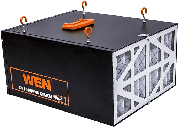 WEN 3410 3-Speed Remote-Controlled Air Filtration System, Basic w/ RF Remote - Image 3