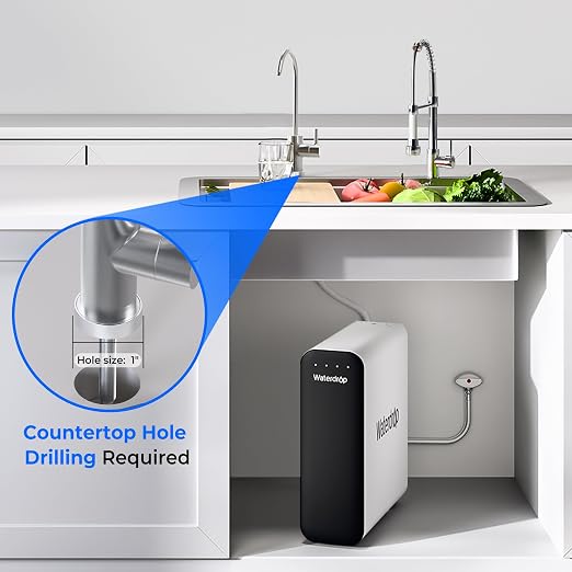 Waterdrop TSU 0.01 Micron Ultra Filtration Under Sink Water Filter System - Image 7