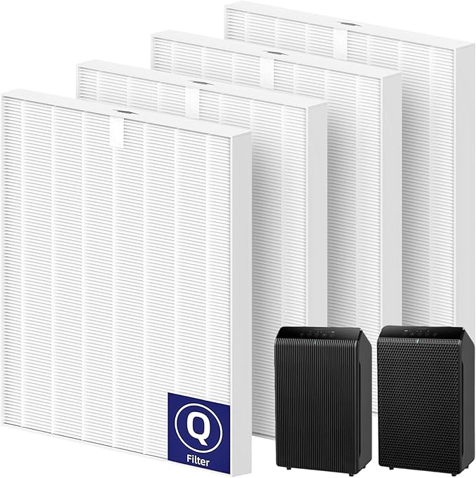 4 Pack 5510 5520 HEPA Replacement Filter Q Compatible by isinlive