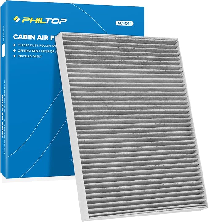 PHILTOP Cabin Air Filter w/Activated Carbon, Compatible by PHILTOP