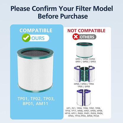 TP01 HEPA Filter Replacement Compatible - Image 3