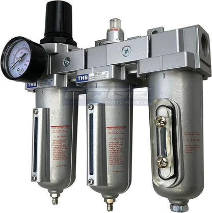 3/4" NPT, Heavy Duty Compressed AIR Filter Regulator COALESCING Desiccant Dryer by ARC-POWER