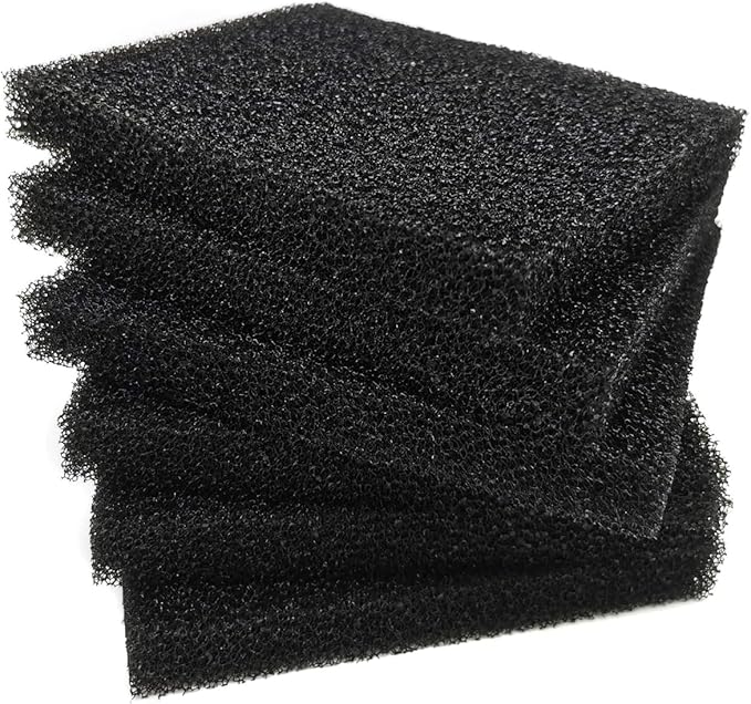 Aquarium Bio Fitler Media Sponge, 6.28 x 5.5 x 0.78 inch Foam Filter Pad by Aylbcz