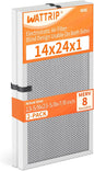 2-Pack 14x24x1 MERV 8 Reusable & Washable Electrostatic Air Filters by BreatheSmartLiveClean