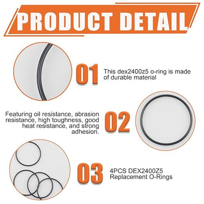 DEX2400Z5 Replacement O-Rings 4 Pack – Compatible - Image 3