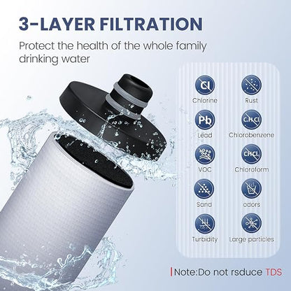 Vortopt Q7 Under Sink Water Filter System, Bad Taste & Odor, Under Counter - Image 2