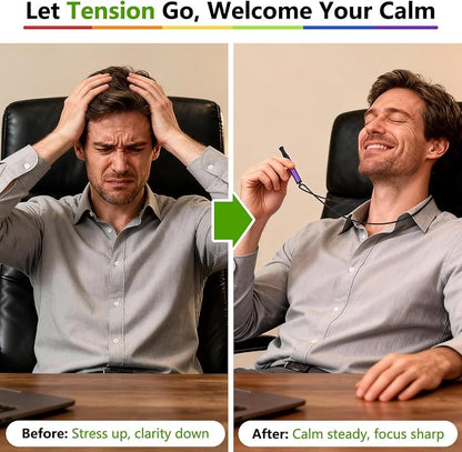 ASTOFLI Breathing Necklace for Anxiety Relief – Flavored Air Breathe Necklace - Image 2