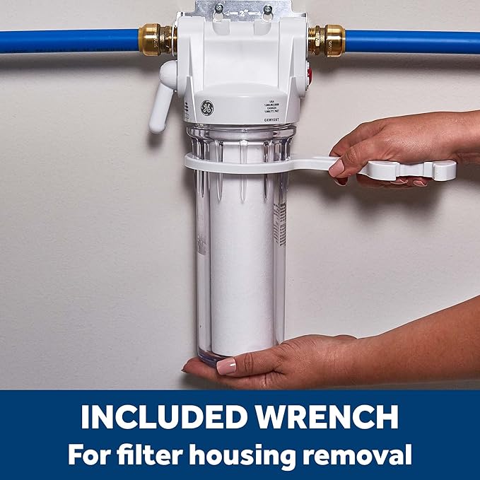 GE Whole House Water Filtration System, Rust & More, Install Kit & Accessories - Image 4