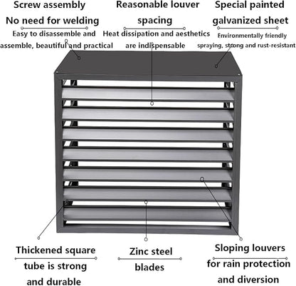 Outdoor air conditioning fence, outdoor air conditioning hidden protective cover - Image 4