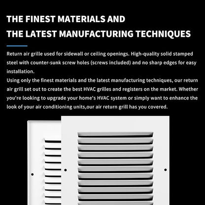 6x6 Vent Cover, Air Return Vent Cover, Flat Vent Cover, Rejillas De Aire - Image 5