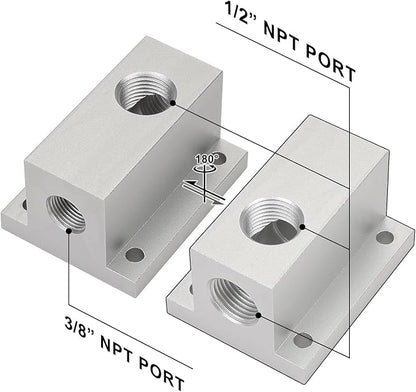 4 Packs Air Compressor Outlet Kit 3/4 Inch - Image 3