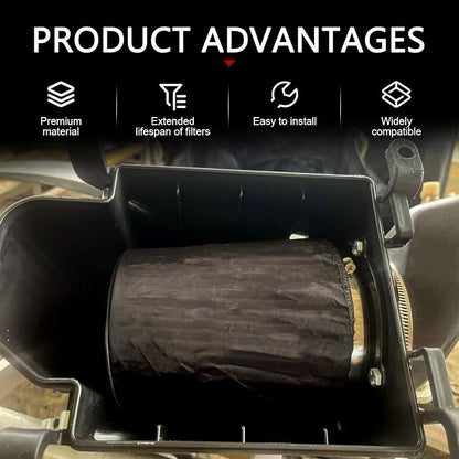 Car Cold Air Intake Filter Dustproof Cover, Universal Cone Protective Cover - Image 3